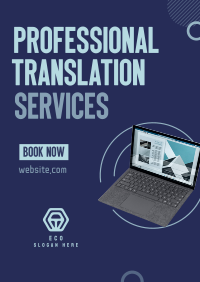 Professional Translator Flyer Image Preview