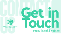 Simple Contact Us Facebook Event Cover Preview
