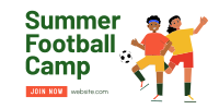 Summer Football Camp Twitter post Image Preview