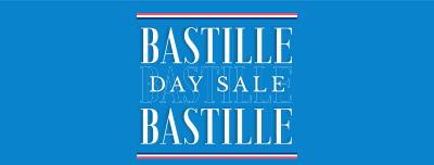 Happy Bastille Day Facebook cover Image Preview