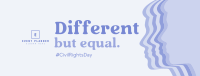 Different But Equal Facebook cover Image Preview