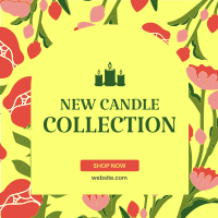 New Candle Collection Instagram Post Design