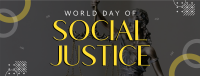 Social Justice Day Facebook cover Image Preview