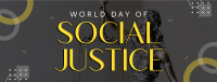 Social Justice Day Facebook Cover Design