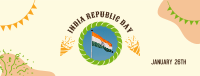 Indian Flag Republic Day Facebook cover Image Preview