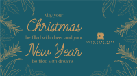 Simple Holiday Greeting Animation Preview
