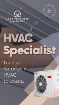 HVAC Specialist TikTok video Image Preview