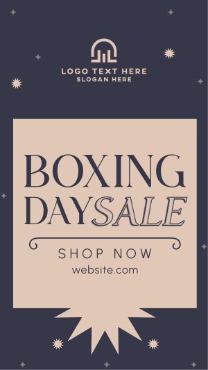 Boxing Day Sparkles Facebook story Image Preview