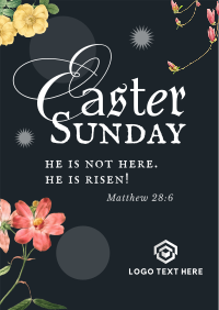 Easter Floral Poster Image Preview