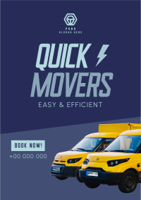 Quick Movers Flyer Design