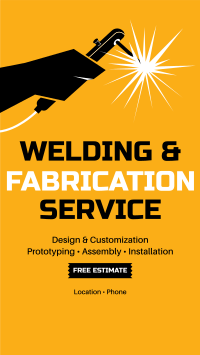 Fabrication Service Facebook story Image Preview