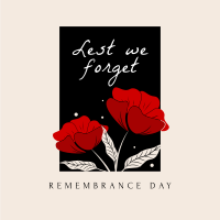 Remembrance Day Instagram Post Design