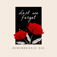 Remembrance Day Instagram post Image Preview