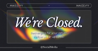 Business Closing Hours Facebook ad Image Preview