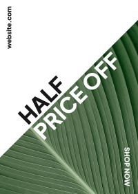 Half Price Plant Flyer Design