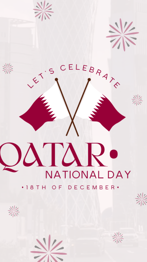 Qatar Independence Day Instagram story Image Preview