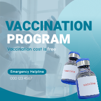Vaccine Bottles Immunity Instagram Post Design