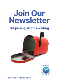Join Our Newsletter Flyer Image Preview