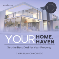 Your Home Your Haven - Real Estate Instagram post Image Preview