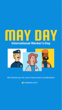 Hey! May Day! Facebook story Image Preview