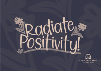 Generate Positivity Postcard Design