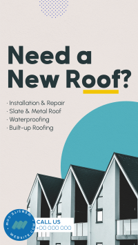 Building Roof Services Facebook story Image Preview