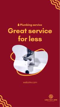 Great Plumbing Service Instagram story Image Preview