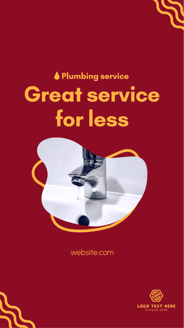 Great Plumbing Service Instagram Story Design Image Preview