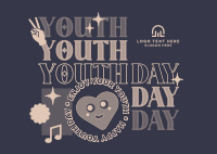 Youth Day Collage Postcard Design