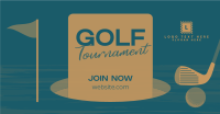 Simple Golf Tournament Facebook ad Image Preview