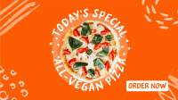 Vegan Pizza Facebook event cover Image Preview