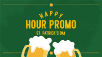 St. Patrick's Day  Happy Hour Facebook Event Cover Design