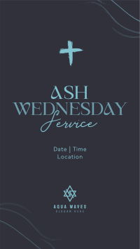 Minimalist Ash Wednesday Instagram Reel Image Preview