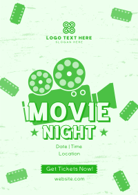 Movie Night Tickets Poster Preview