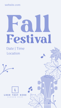 Fall Festival Celebration YouTube Short Design