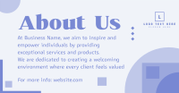 About Us Introductory Facebook ad Image Preview
