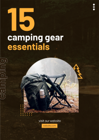 Camping Bag Flyer Image Preview