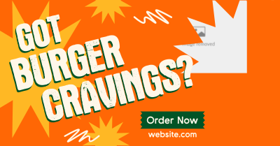 Burger Cravings Facebook ad Image Preview