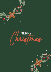 Christmas Greeting Poster Image Preview
