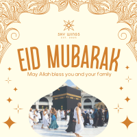 Starry Eid Al Fitr Instagram post Image Preview