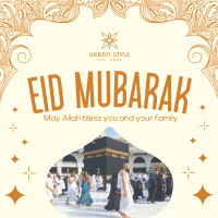 Starry Eid Al Fitr Instagram post Image Preview