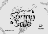 Special Spring Sale Postcard Image Preview