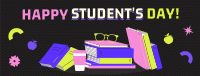 Bright Students Day Facebook Cover Image Preview