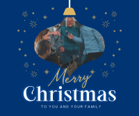 Warm Festive Christmas Facebook Post Design