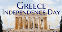 Contemporary Greece Independence Day Facebook Ad Design