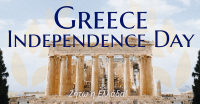 Contemporary Greece Independence Day Facebook ad Image Preview