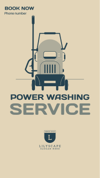 Pressure Wash Machine Facebook story Image Preview