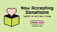 Pixel Donate Now Facebook Event Cover Design