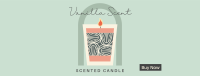 Illustrated Scented Candle Facebook Cover Design