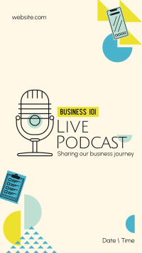 Playful Business Podcast Instagram Story Design